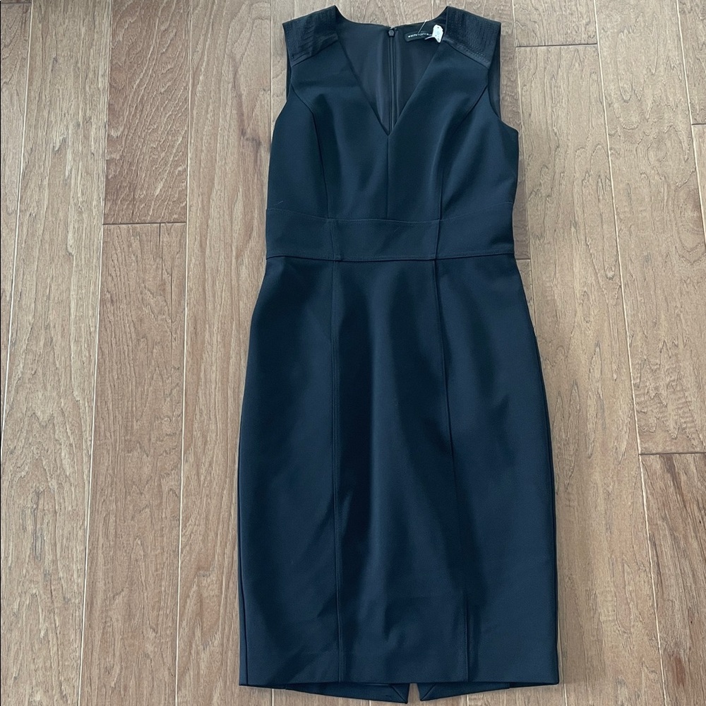 White House Black‎ Market Black V-Neck Dress 4